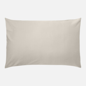 in homeware 200 Thread Count 100% Cotton Pillowcase Pair - Natural