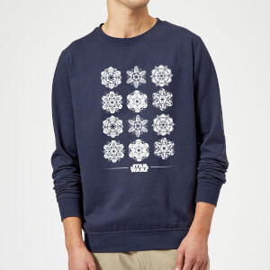Star Wars Snowflake kersttrui - Navy