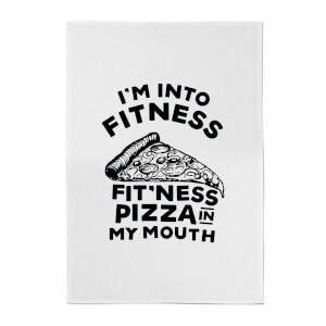 I'm Into Fitness Cotton Tea Towel