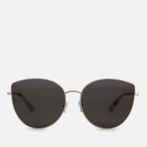 McQ Alexander McQueen Women's Metal Square Frame Sunglasses - Gold