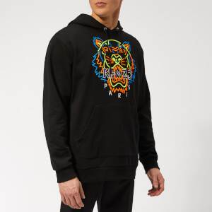KENZO Men's Icon Neon Hoodie - Black
