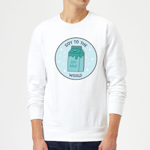 Soy To The World Christmas Sweatshirt - White