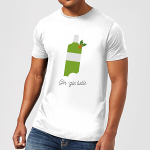 Gin-gle Bells Men's Christmas T-Shirt - White