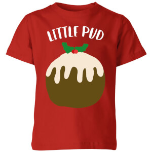 Little Pud Kids' Christmas T-Shirt - Red