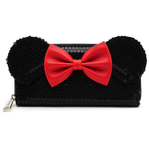 Disney Loungefly Cartera con Cremallera Lentejuelas Minnie Mouse