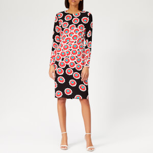 Diane von Furstenberg Women's Soluck Dress - Kimono Blossom Black