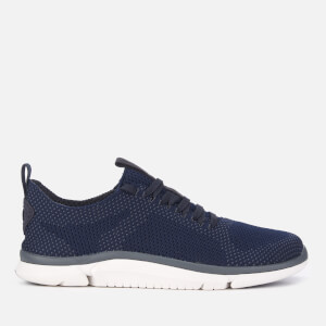 Clarks Men's Triken Run Mesh Trainers - Navy Combi
