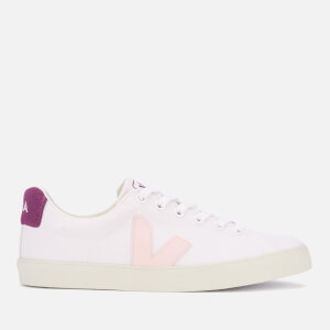 Veja Women's Esplar SE Canvas Low Top Trainers - White/Petale/Berry