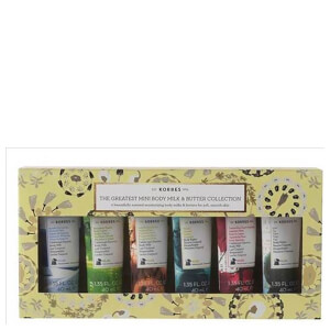 KORRES The Greatest Mini Body Milks and Body Butters Collection 6 x 40ml (Free Gift) KORRES The Greatest Mini Body Milks and Body Butters Collection 6 x 40ml (Free Gift)