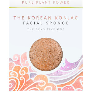 Esponja Facial The Elements Air da The Konjac Sponge Company - Calming Chamomile/Pink Clay 30 g