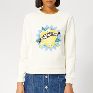 Maison Kitsuné Women's Limone Sweatshirt - Ecru