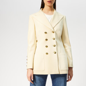 Philosophy di Lorenzo Serafini Women's Military Style Blazer - Cream