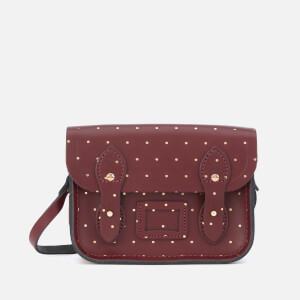 The Cambridge Satchel Company Women's Tiny Satchel - Gold Dot Oxblood
