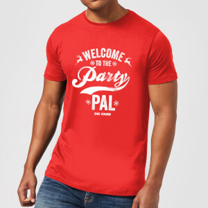 Die Hard Welcome To The Party Pal Men's Christmas T-Shirt - Red