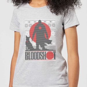 Valiant Bloodshot Women's Holiday T-Shirt - Grey