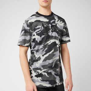 Armani Exchange Men's Camo Printed T-Shirt - Grey Camo