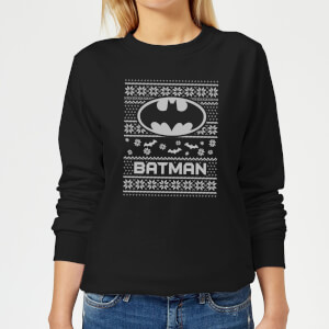 DC Batman Women's Christmas Sweatshirt - Black