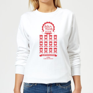 National Lampoon Jelly Of The Month Club Women's Christmas Sweatshirt - White