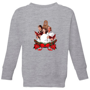 Star Wars Jedi Carols Kids' Christmas Sweatshirt - Grey