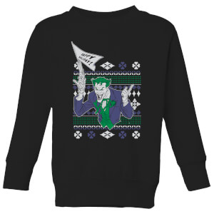 DC Joker Kids' Christmas Sweatshirt - Black