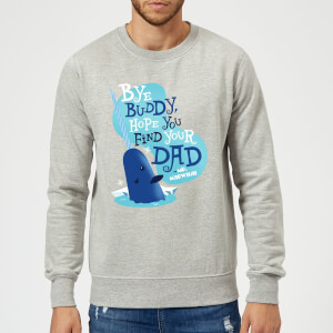 Elf Bye Buddy Christmas Sweatshirt - Grey
