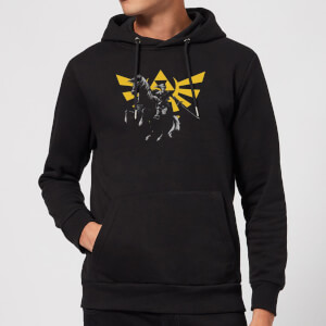 Nintendo Legend Of Zelda Hyrule Link Hoodie - Black