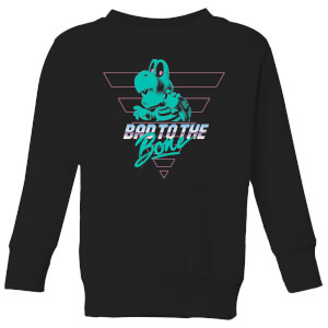 Nintendo Super Mario Bad To The Bone Kid's Sweatshirt - Black