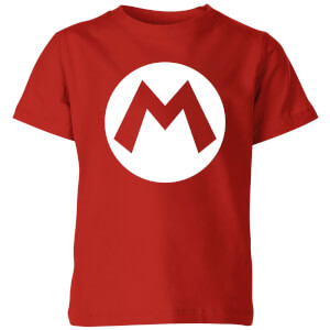 Nintendo Super Mario Logo Kid's T-Shirt - Red