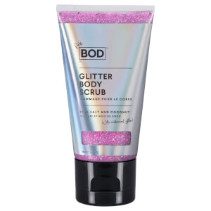 BOD Pink Salt and Coconut Glitter Scrub with Iridescent - Petite