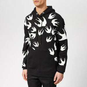 McQ Alexander McQueen Men's Swallow Swarm Pullover Hoodie - Darkest Black