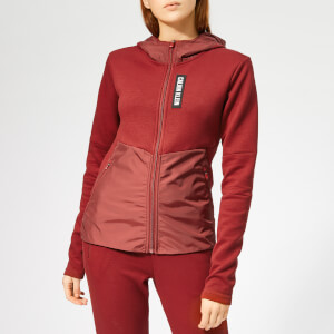 Calvin Klein Performance Women's Full Zip Hoody - Merlot