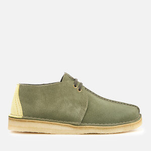 Clarks Originals Men's Desert Trek Suede Shoes - Sage
