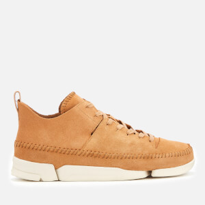 Clarks Originals Men's Trigenic Flex Suede Trainers - Light Tan