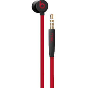 Beats urBeats3 Earphones with 3.5mm Jack Connector - Defiant Black/Red
