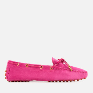 Tod's Women's Heaven Lace Up Driving Shoes - Fuxia Medio