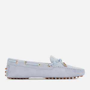 Tod's Women's Heaven Lace Up Driving Shoes - Celeste Funny