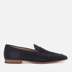 Tod's Men's Leather Moccasin Shoes - Galassia Scuro