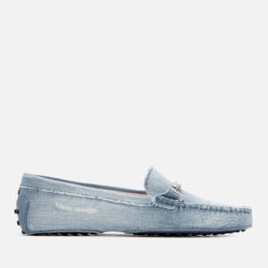 Tod's Women's Gommino Denim Driving Shoes - Light Denim