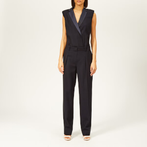 Victoria, Victoria Beckham Women's Sleeveless Jumpsuit - Midnight