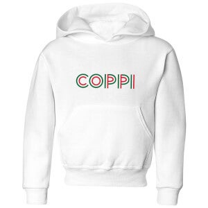 Summit Finish Coppi - Rider Name Kids' Hoodie - White