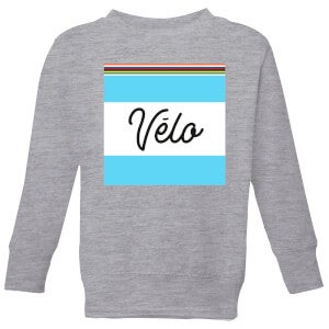 Summit Finish Velo Kids Sweatshirt - Grey