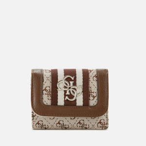 Guess Women's Vintage Small Trifold Wallet - Brown