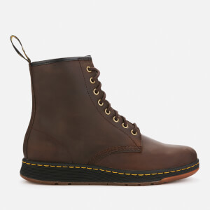 Dr. Martens Men's Newton Lite Crazyhorse Leather 8-Eye Boots - Gaucho