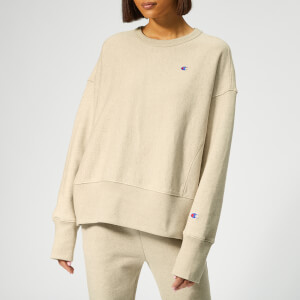 Champion Women's Crewneck Linen Sweatshirt - Off White