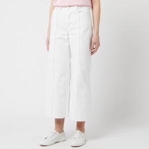 Polo Ralph Lauren Women's Wide Leg Jeans - White