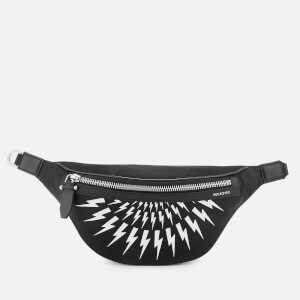 Neil Barrett Men's Classic Belt Bag - Black/White