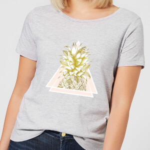 Barlena Pineapple Women's T-Shirt - Grey