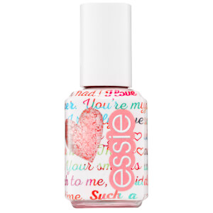 essie Galentines Valentine Collection 598 Galentine Pink Glitter Top Coat 13.5ml