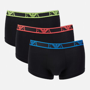 Emporio Armani Men's 3 Pack Boxer Shorts - Nero