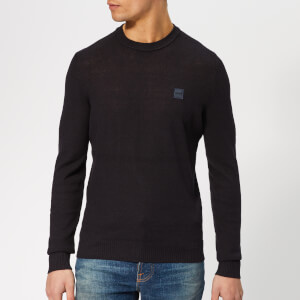 BOSS Men's Kadrisly Knitted Jumper - Navy